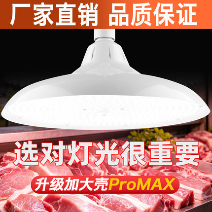 特大版新国标LED白光灯超亮猪肉水果海鲜卤菜卤肉熟食市场照明灯