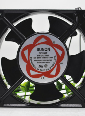 SUNQN建准DP200T P/N2123HSL 1238 220V 0.14A轴流风机120*120*38