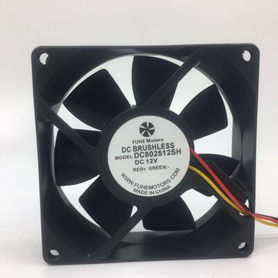 全新 FUHE Motors DC802512SH DC1202512H/SH 12V 散热风