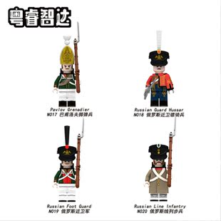 粵睿智達(dá)俄羅斯系列N017 020俄軍近衛(wèi)線列步兵外貿(mào)袋裝
