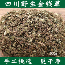 中药材金钱草500g包邮四川正宗野生大叶金钱草干茶过路黄溶石草