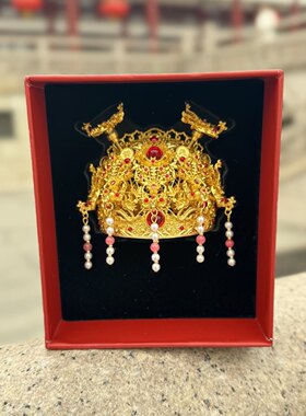 正品现货南京博物院文创凤仪呈祥-金凤冠金属冰箱贴纪念品礼物