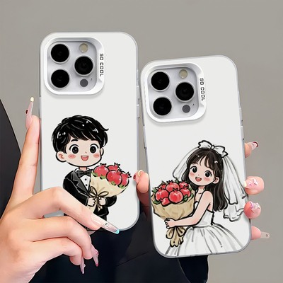 漫画适用iphone16promax苹果15新款13小米14大孔mate70p华为nova13情侣手机壳荣耀300OPPOFindX8防摔VIVOX200