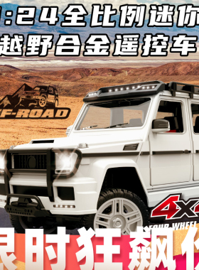 SG2401遥控模型车大G四驱合金攀爬RC车模全比例控带全车灯巴博斯