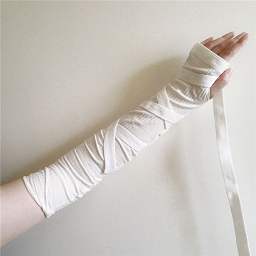 自制绷带cosplay凹造型潮品袖套