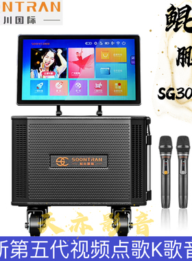 松川音响 鲲鹏SG30-10高端户外视频K歌音箱广场舞家庭KTV视频点歌
