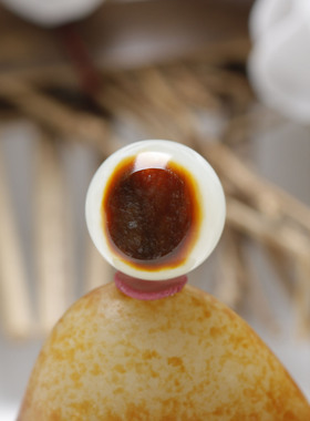 14mm在售云轩玉艺天然新疆和田玉籽料聚红皮白玉圆珠单珠散珠配珠