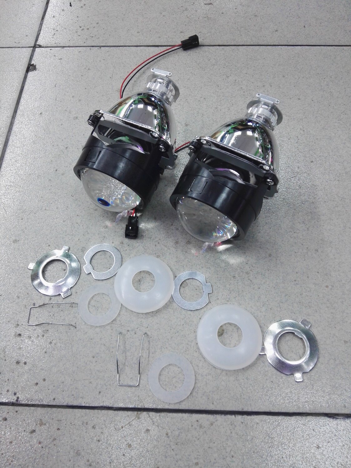 5寸精工超级伟世通双光透镜hid疝气灯美标光型双光透镜