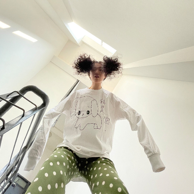 长袖卡通中等趣味纯棉女