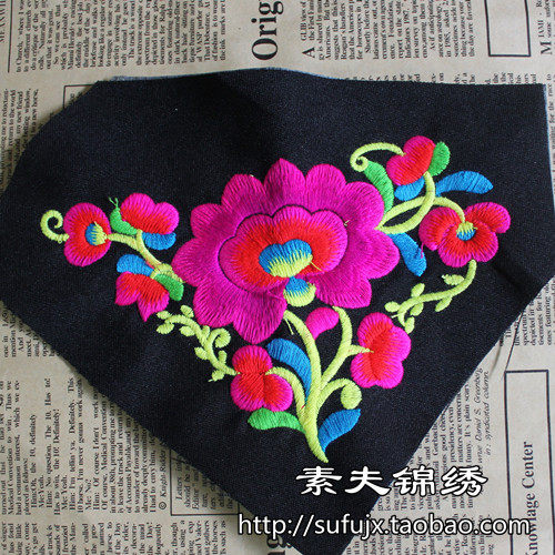 绣片机绣民族风中国风diy