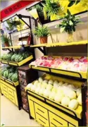 Siêu thị trái cây tươi kệ kệ trái cây đôi siêu thị đặt kẹo trái cây và rau quả đa chức năng rau quả - Kệ / Tủ trưng bày