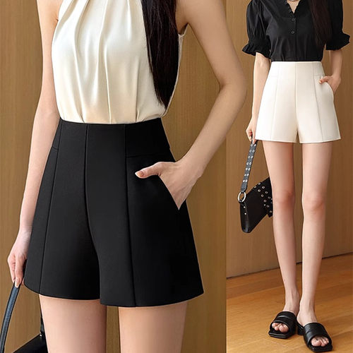 休闲纯色西装短裤时尚2024年新款