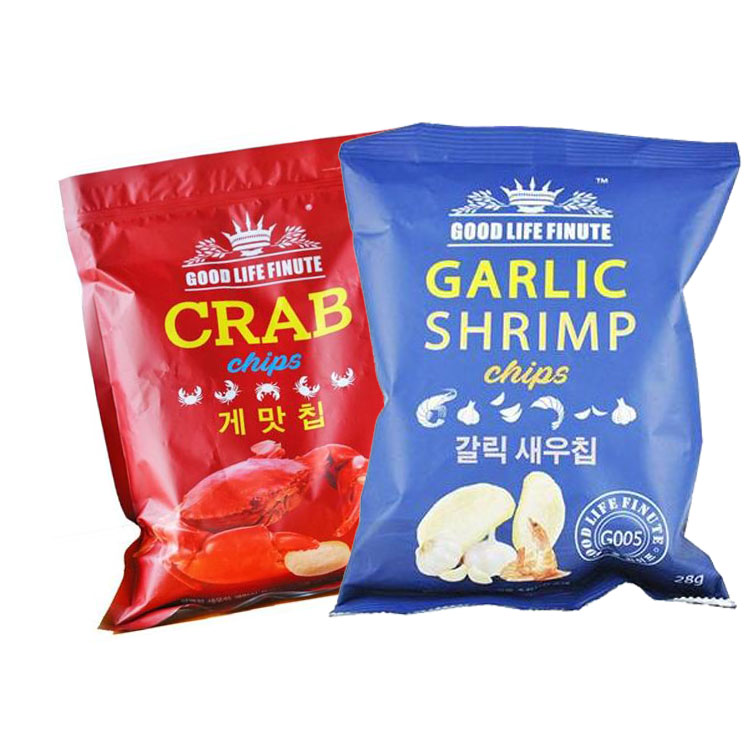 虾片韩国薯片趣莱福零食薯片