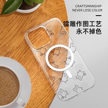 图米克TUMECKO2025新款适用苹果14Promax手机壳iPhone14磁吸透明保护套超薄magsafe无线14por冰透防摔手机套