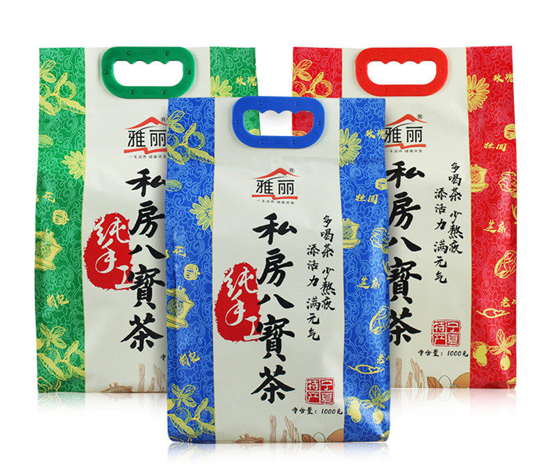 雅丽传统八宝茶1000克宁夏特产盖碗茶独立小包菊花冲泡枸杞三炮台