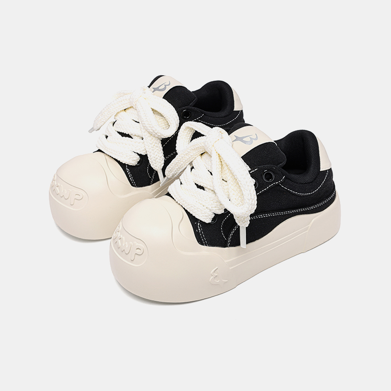 BXWP不喜勿喷帆布开口笑板鞋