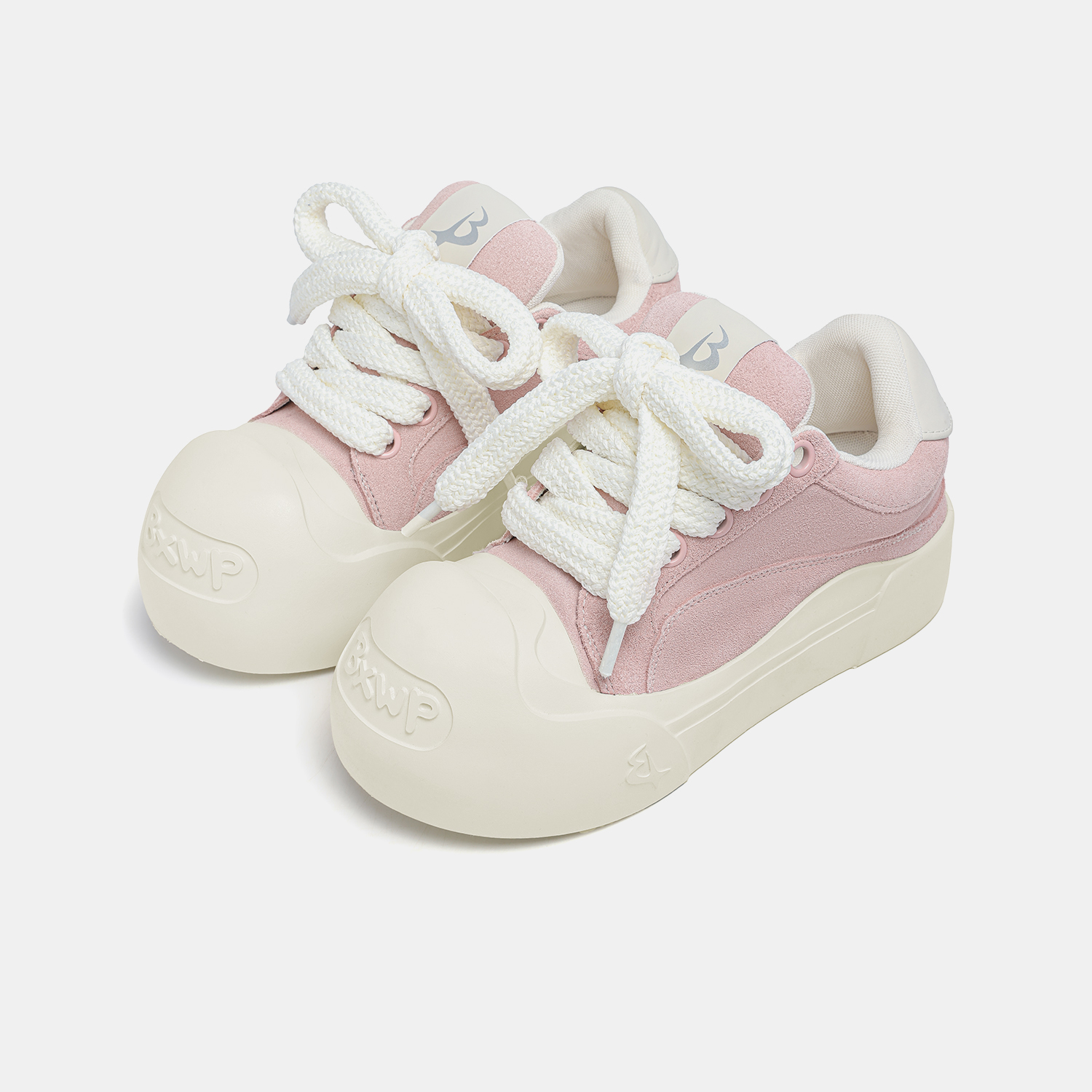 BXWP粉色休闲厚底增高鞋