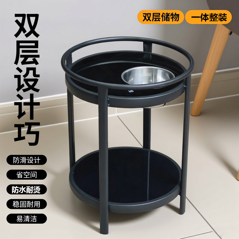 新款棋牌室专用茶几全自动麻将桌茶几茶水架简约牌室茶水架茶杯架
