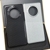 M80pm新款 Mate70pro适用mate60pro华为50p凯夫拉手机壳M40pro 碳纤维保护套轻薄防摔全包车载磁吸高级感散热