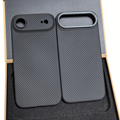 适用苹果17凯夫拉手机壳iphoneAir轻薄magsafe磁吸无线充17promax防摔散热保护套全包商务创意红蓝橙碳纤维