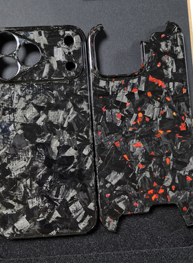 17promax适用iphone16promax苹果13proMax锻造碳纤维14plus手机壳防摔15pro保护套12个性创意高档紫金箔mini