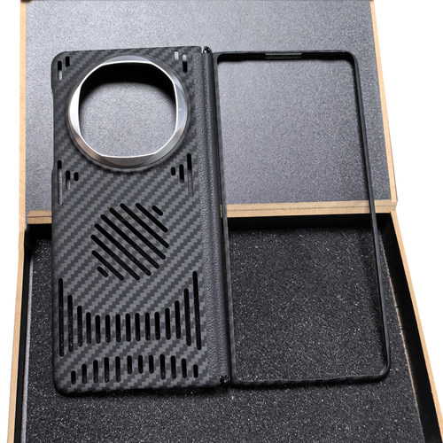 适用于X7华为matex6折叠屏镂空散热凯夫拉芳纶纤维磁吸magsafe手机壳碳纤维x5全包中轴保护超薄防摔保护套