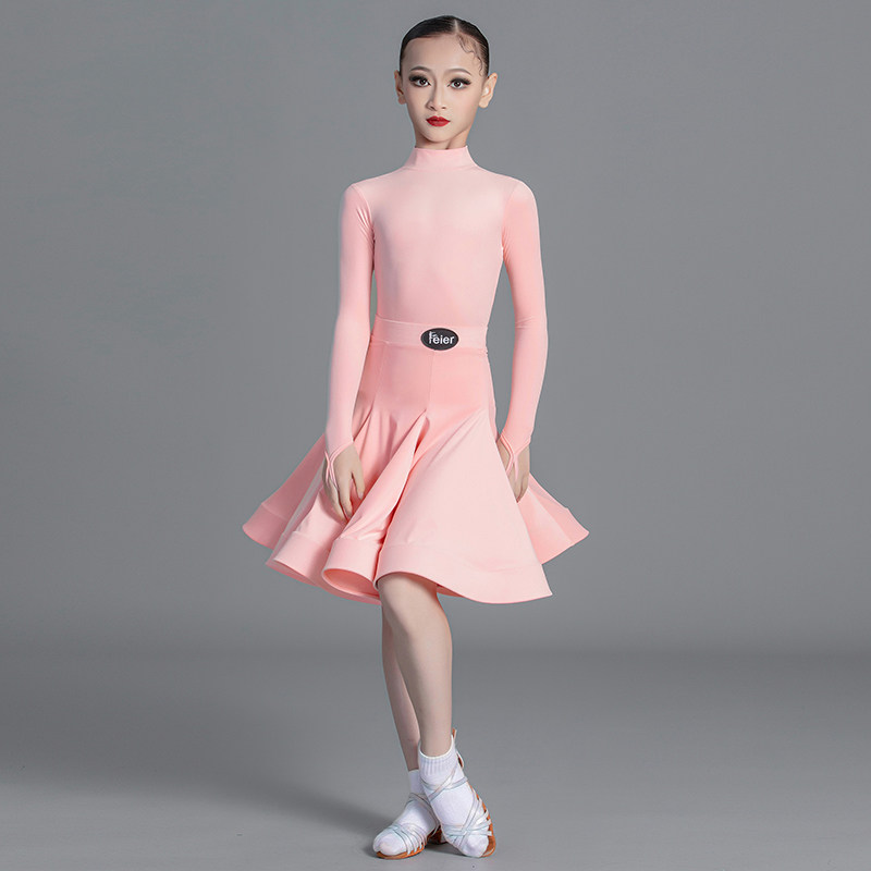 女童比赛新款练功服套装拉丁考级