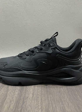 安踏 潮拜5.0皮面款防泼水耐脏休闲软底缓震运动鞋男鞋112418840