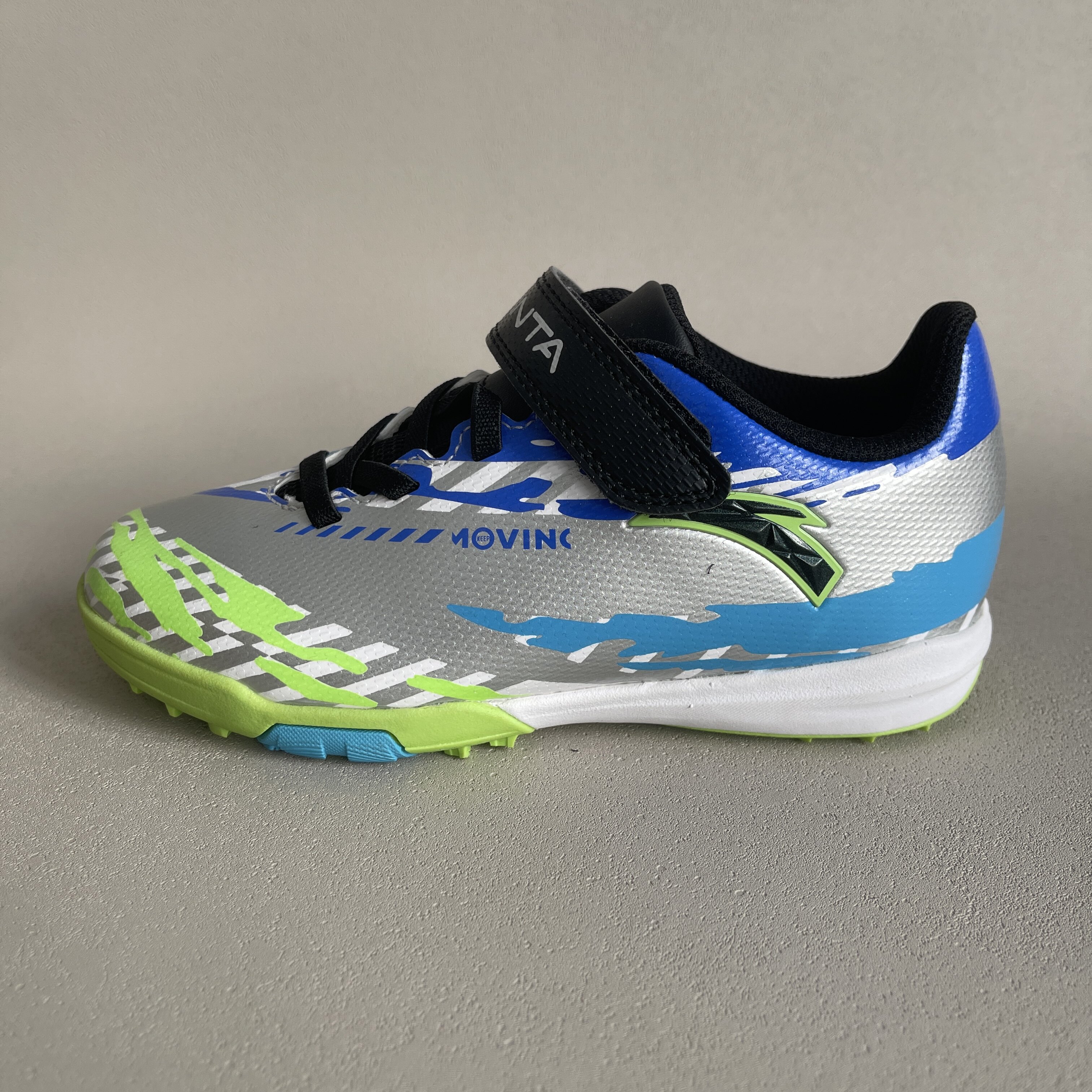 安踏男童足球鞋秋冬款魔术贴大童