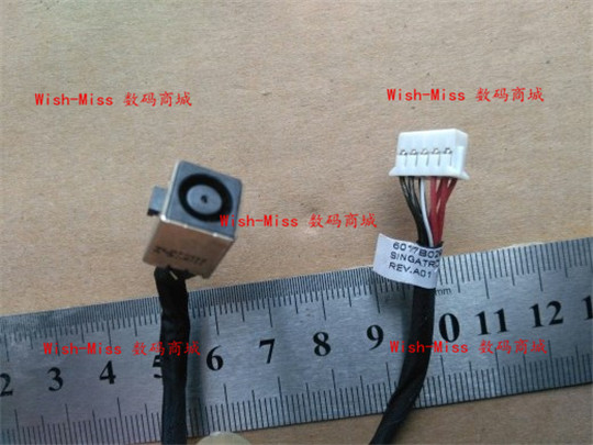 适用 惠普HP EliteBook 8760W 8760P 电源接口插座头 652545-001