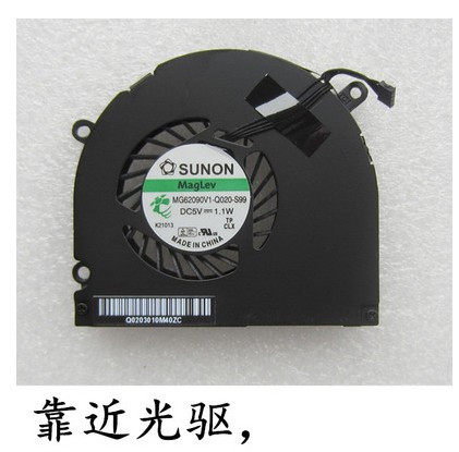 适用 苹果 B470 A1286 MB985 Apple MacBook Pro 15寸散热CPU风扇