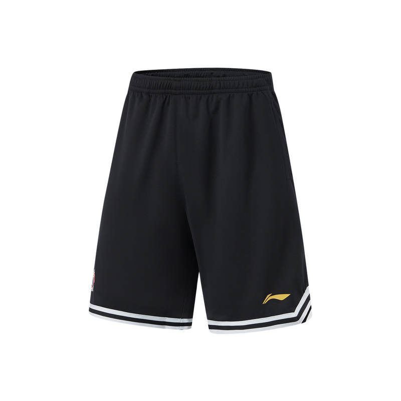 李宁比赛服男夏篮球系列舒适透气常规简约休闲比赛裤AAPU193--B品