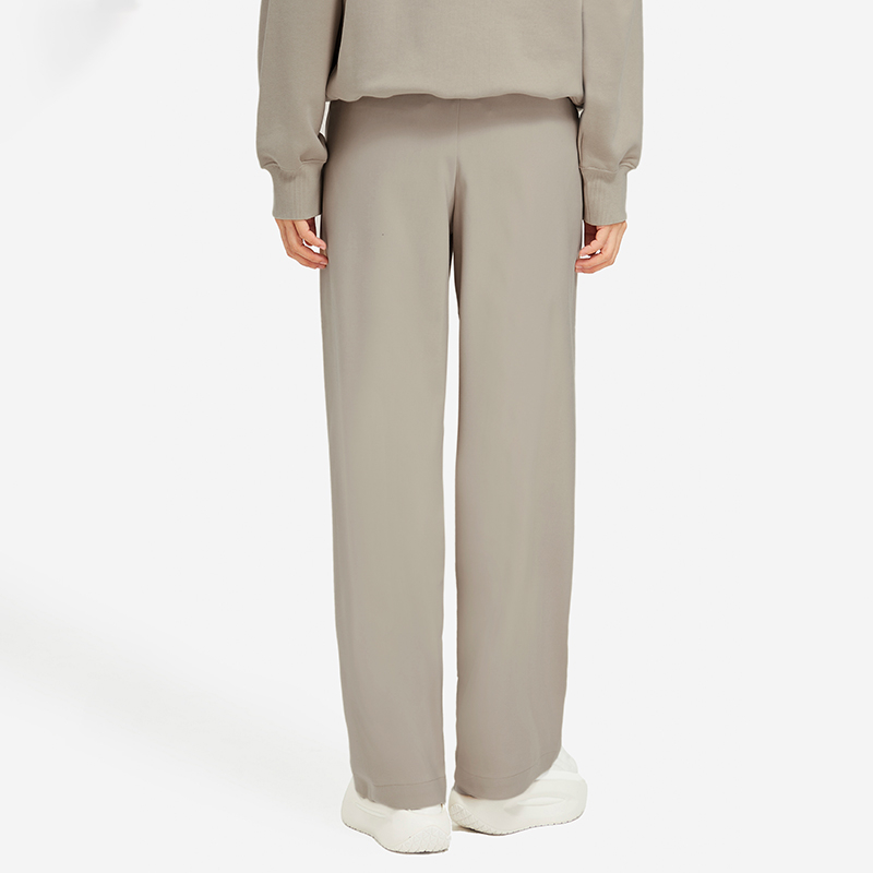 休闲长裤李宁直筒女子