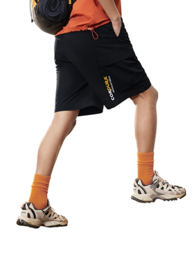 李宁CF溯运动短裤男女士户外登山夏季防泼水运动工装短裤AKSU645