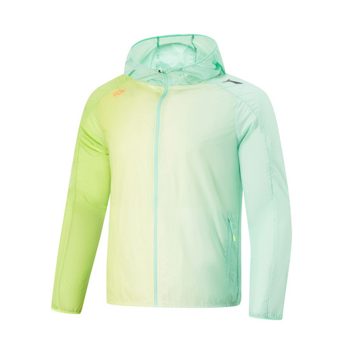 李宁跑步系列男子运动风衣舒适休闲时尚潮流外套AFDU387-3-B品