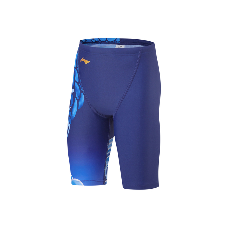 LI-NING李宁童装游泳训练系列男童运动紧身沙滩裤泳裤YSST001-B品