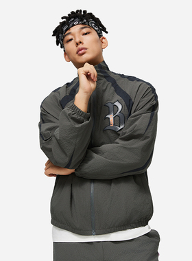 李宁风衣男秋季篮球系列时尚舒适透气宽松休闲运动风衣AFDT857