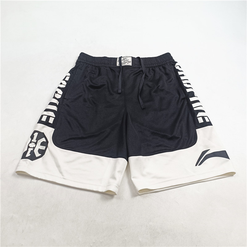 李宁反伍BADFIVEA篮球系列男子夏季弹力舒适比赛短裤AAPU187-B品