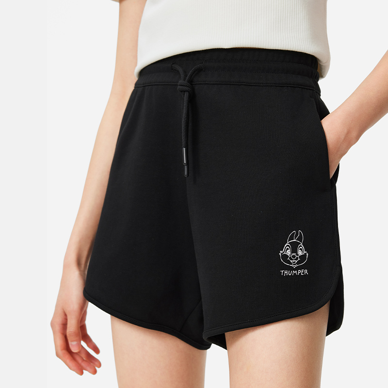 李宁运动裤女夏季运动时尚系列舒适透气常规百搭短卫裤AKSU712B品