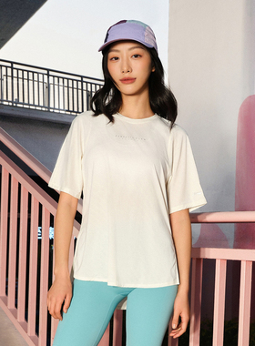 李宁2025新款健身系列女子凉感速干针织圆领运动短袖T恤ATSV278