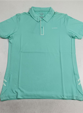 LINING李宁男子高尔夫速干短袖翻领POLO衫透气商务上衣APLC003