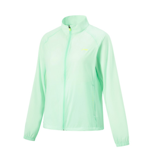 LI-NING/李宁女子外套跑步运动速干透气运动风衣夹克AJDU228-B品