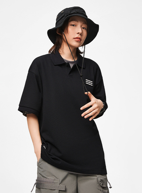 李宁CF溯系列男女同款夏季短袖POLO衫休闲宽松透气运动T恤APLT241