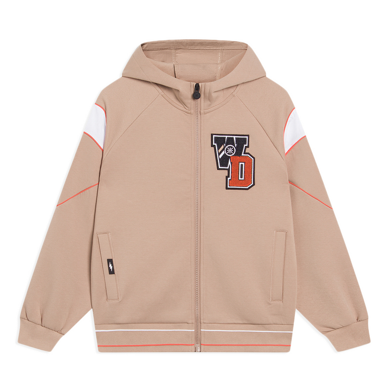 LI-NING/李宁童装男大童韦德系列宽松休闲开衫卫衣YWDT045-2-B品