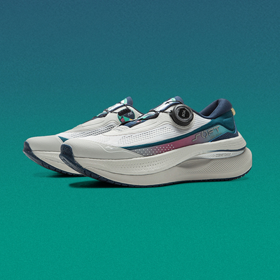 李宁24秋季女子舒适百搭轻便缓震潮流休闲鞋运动鞋AGLU274-B品