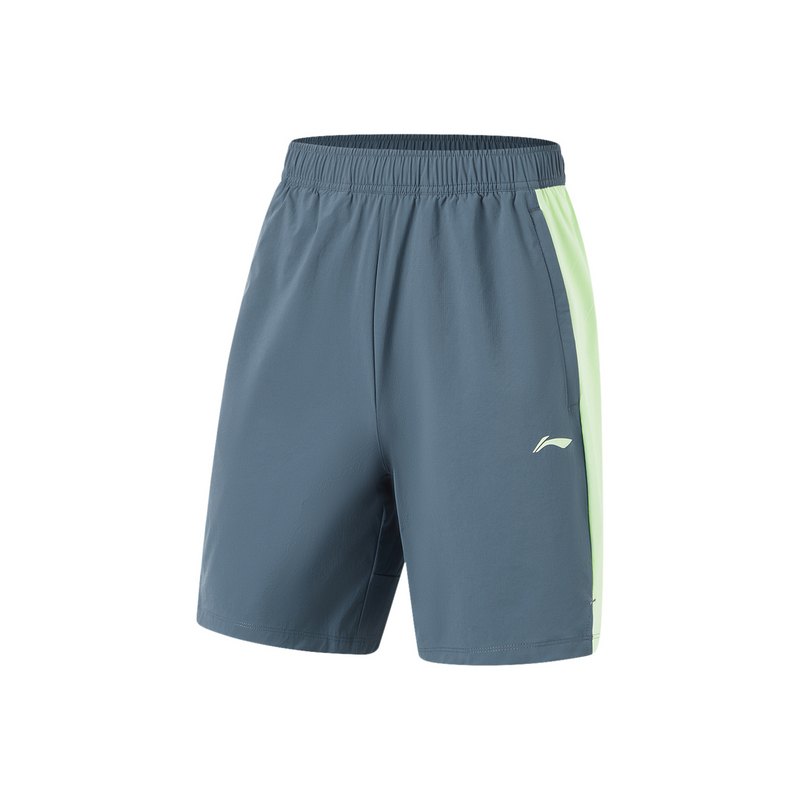 李宁短裤2024秋季健身系列男子防泼水运动短裤AKSU033