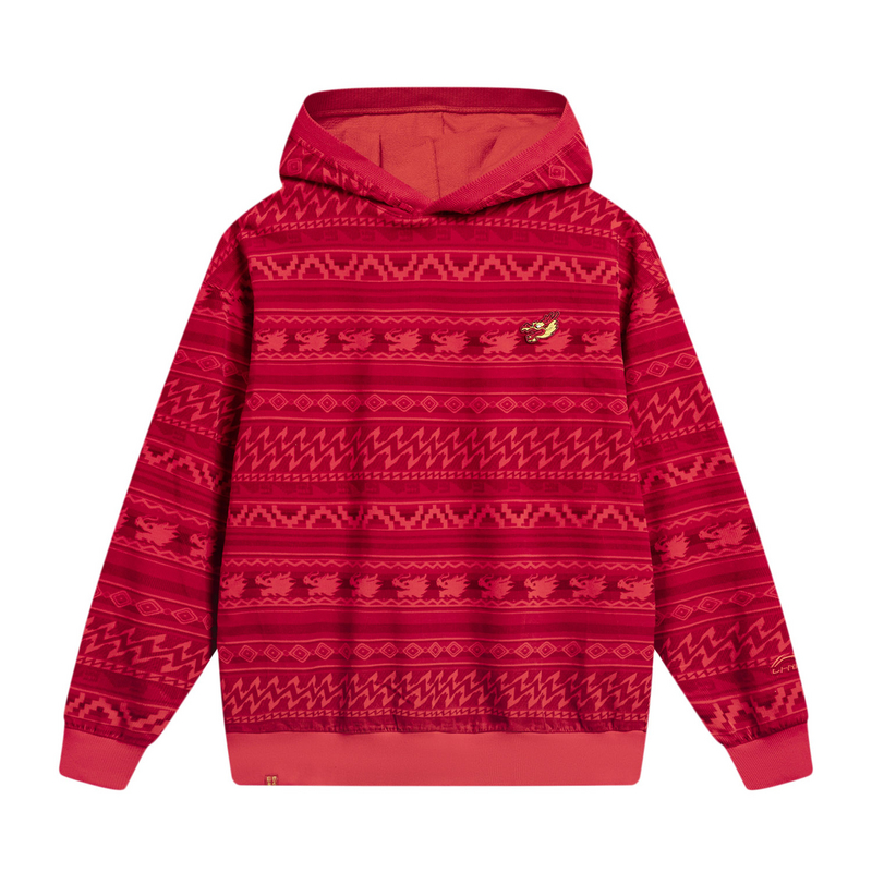 李宁卫衣运动上衣春季日进斗金系列男子宽松长袖套头衫-B品