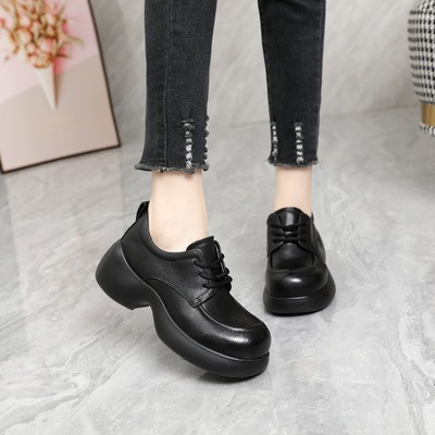 透气真皮手工女鞋软底不累脚舒适