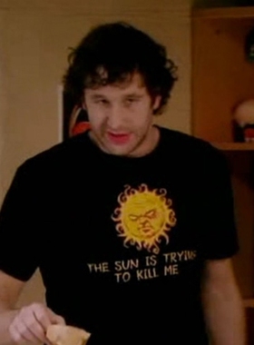 英剧IT狂人ITCrown Roy同款T恤the sun is trying to kill me短袖