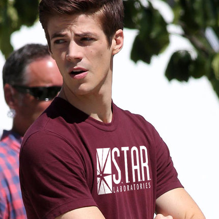 闪电侠实验室短袖t恤